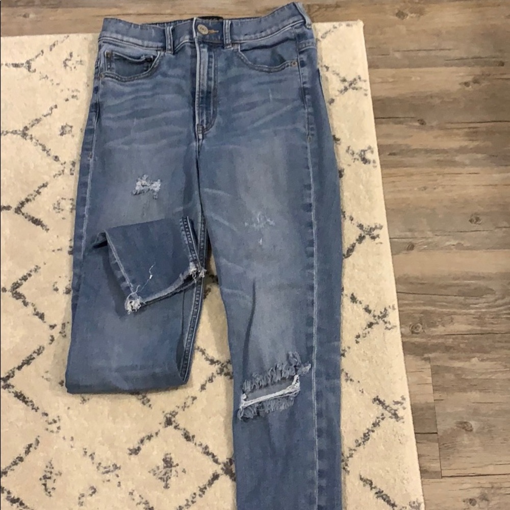 Express Ankle Super High Rise Jeans